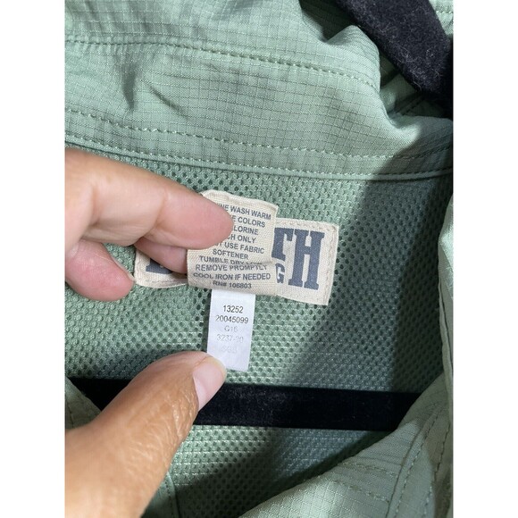 Duluth Men's Action Standard Fit Long Sleeve Shirt Size Large Coal Check 11957 - Picture 13 of 16